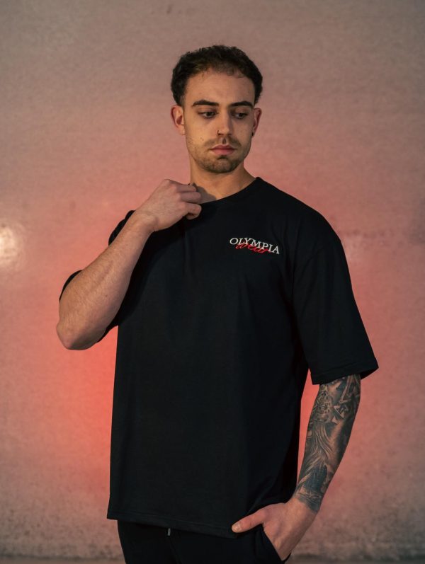 Camisa Negra Olympia Wear - Imagen 2